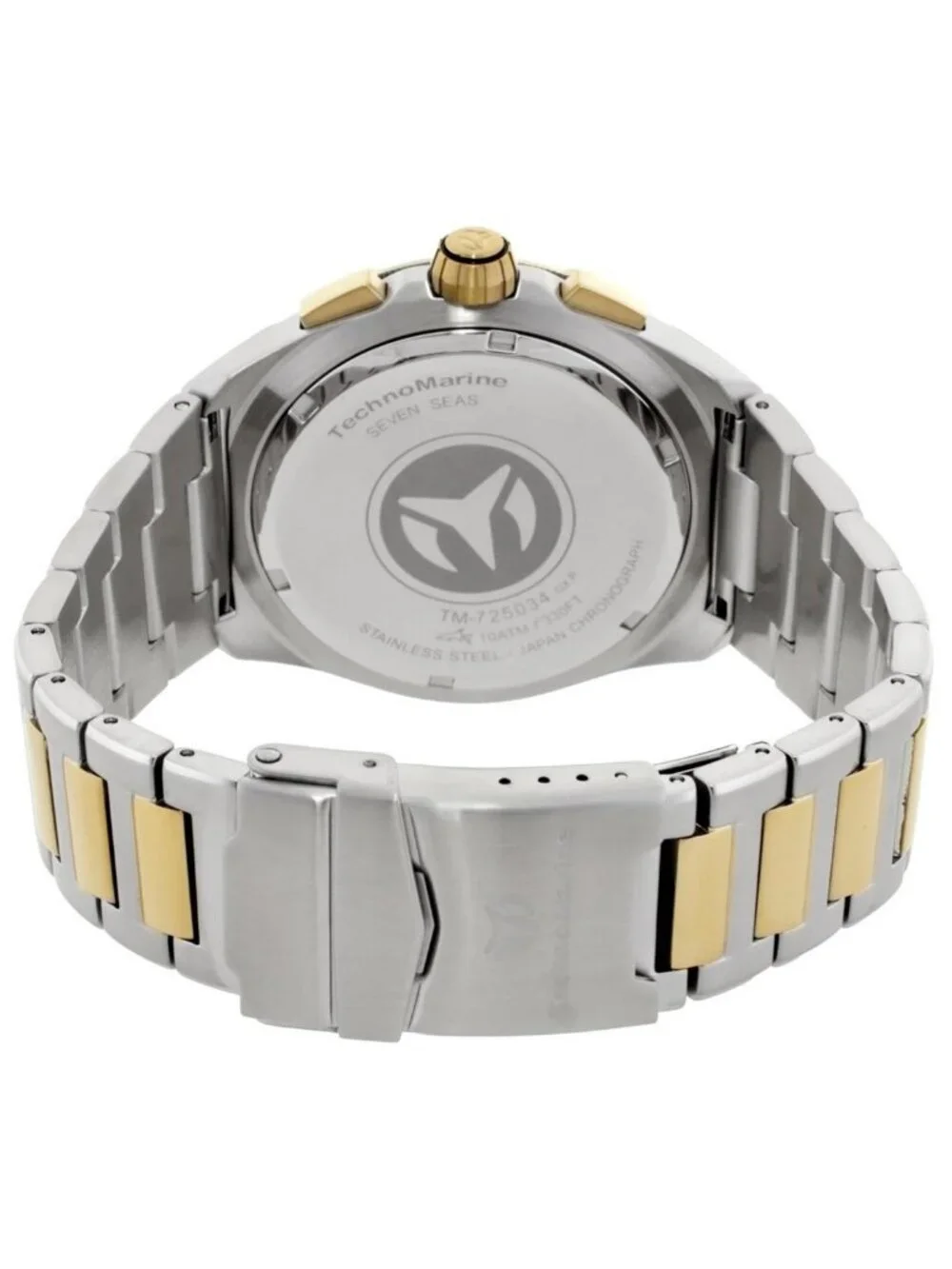 NWT Technomarine Seven Seas Chronograph GMT Quartz Silver Dial Men's Watch